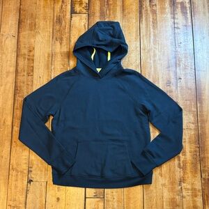 Athleta Hoodie blue with Yellow Accents size 14 XL activewear athleisure